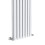 PlumbGalaxy Lulea 1600 x 480mm White Double Rectangular Panel Vertical Radiator 4