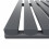 PlumbGalaxy Lulea 600 x 760mm Anthracite Single Rectangular Panel Horizontal Radiator 4
