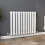PlumbGalaxy Lulea 600 x 760mm White Single Rectangular Panel Horizontal Radiator 2