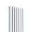 PlumbGalaxy Lulea 1600 x 480mm White Double Rectangular Panel Vertical Radiator 5