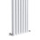 PlumbGalaxy Lulea 1800 x 480mm White Double Rectangular Panel Vertical Radiator 4