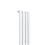 PlumbGalaxy Lulea 1800 x 270mm White Single Rectangular Panel Vertical Radiator 4