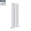 PlumbGalaxy Lulea 1600 x 550mm White Double Rectangular Panel Vertical Radiator 3