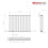 PlumbGalaxy Lulea 600 x 760mm White Double Rectangular Panel Horizontal Radiator 5