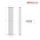 PlumbGalaxy Lulea 1800 x 340mm Anthracite Double Rectangular Panel Vertical Radiator 7
