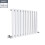 PlumbGalaxy Lulea 600 x 760mm White Single Rectangular Panel Horizontal Radiator 3