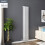 PlumbGalaxy Lulea 1800 x 340mm White Single Rectangular Panel Vertical Radiator 2
