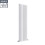 PlumbGalaxy Lulea 1800 x 480mm White Double Rectangular Panel Vertical Radiator 3