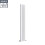 PlumbGalaxy Lulea 1800 x 270mm White Double Rectangular Panel Vertical Radiator 3