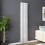 PlumbGalaxy Lulea 1800 x 340mm White Double Rectangular Panel Vertical Radiator 2