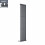 PlumbGalaxy Lulea 1800 x 340mm Anthrcite Single Rectangular Panel Vertical Radiator 3