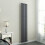PlumbGalaxy Lulea 1800 x 340mm Anthrcite Single Rectangular Panel Vertical Radiator 2
