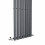 PlumbGalaxy Lulea 1800 x 480mm Anthracite Single Rectangular Panel Vertical Radiator 5