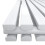 PlumbGalaxy Lulea 1600 x 550mm White Double Rectangular Panel Vertical Radiator 6