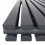 PlumbGalaxy Lulea 1600 x 550mm Anthracite Double Rectangular Panel Vertical Radiator 6