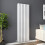 PlumbGalaxy Lulea 1600 x 550mm White Double Rectangular Panel Vertical Radiator 2