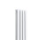 PlumbGalaxy Lulea 1800 x 270mm White Double Rectangular Panel Vertical Radiator 5