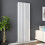 PlumbGalaxy Lulea 1800 x 620mm White Double Rectangular Panel Vertical Radiator 2