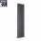 PlumbGalaxy Lulea 1800 x 410mm Anthracite Double Rectangular Panel Vertical Radiator 3