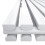 PlumbGalaxy Lulea 1800 x 620mm White Double Rectangular Panel Vertical Radiator 6