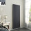 PlumbGalaxy Lulea 1800 x 620mm Anthracite Double Rectangular Panel Vertical Radiator 1
