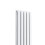 PlumbGalaxy Lulea 1800 x 340mm White Double Rectangular Panel Vertical Radiator 4
