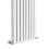 PlumbGalaxy Lulea 1600 x 550mm White Double Rectangular Panel Vertical Radiator 4