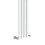PlumbGalaxy Lulea 1600 x 270mm White Single Rectangular Panel Vertical Radiator 4