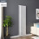PlumbGalaxy Lulea 1800 x 480mm White Single Rectangular Panel Vertical Radiator 2