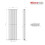 PlumbGalaxy Lulea 1800 x 480mm Anthracite Double Rectangular Panel Vertical Radiator 7