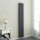 PlumbGalaxy Lulea 1800 x 270mm Anthracite Double Rectangular Panel Vertical Radiator 2