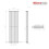 PlumbGalaxy Lulea 1600 x 480mm Anthracite Double Rectangular Panel Vertical Radiator 7