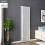 PlumbGalaxy Lulea 1800 x 550mm White Single Rectangular Panel Vertical Radiator 1