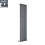 PlumbGalaxy Lulea 1800 x 410mm Anthracite Single Rectangular Panel Vertical Radiator 3