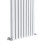 PlumbGalaxy Lulea 1800 x 620mm White Double Rectangular Panel Vertical Radiator 5