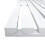 PlumbGalaxy Lulea 1800 x 480mm White Single Rectangular Panel Vertical Radiator 6