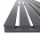 PlumbGalaxy Lulea 1800 x 410mm Anthracite Single Rectangular Panel Vertical Radiator 6