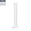 PlumbGalaxy Lulea 1600 x 270mm White Single Rectangular Panel Vertical Radiator 3