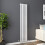 PlumbGalaxy Lulea 1600 x 340mm White Single Rectangular Panel Vertical Radiator 2