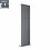 PlumbGalaxy Lulea 1800 x 480mm Anthracite Single Rectangular Panel Vertical Radiator 3