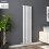 PlumbGalaxy Lulea 1600 x 410mm White Single Rectangular Panel Vertical Radiator 1