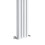 PlumbGalaxy Lulea 1600 x 270mm White Double Rectangular Panel Vertical Radiator 5