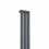 PlumbGalaxy Lulea 1600 x 200mm Anthracite Single Rectangular Panel Vertical Radiator 5