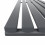 PlumbGalaxy Lulea 1600 x 410mm Anthracite Single Rectangular Panel Vertical Radiator 6