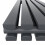 PlumbGalaxy Lulea 1600 x 340mm Anthracite Double Rectangular Panel Vertical Radiator 6