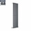 PlumbGalaxy Lulea 1600 x 410mm Anthracite Single Rectangular Panel Vertical Radiator 3