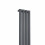 PlumbGalaxy Lulea 1600 x 270mm Anthracite Single Rectangular Panel Vertical Radiator 5