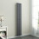 PlumbGalaxy Lulea 1600 x 270mm Anthracite Single Rectangular Panel Vertical Radiator 2