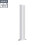 PlumbGalaxy Lulea 1600 x 270mm White Double Rectangular Panel Vertical Radiator 3