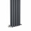 PlumbGalaxy Lulea 1600 x 340mm Anthracite Double Rectangular Panel Vertical Radiator 5